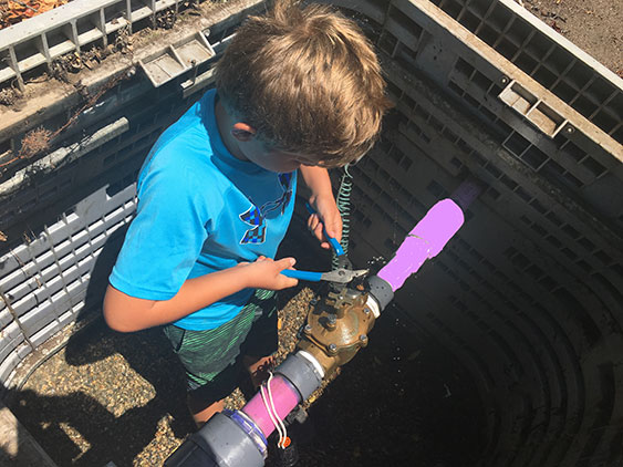 reclaimed water connection