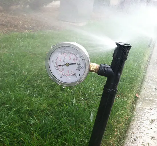 irrigation pressure