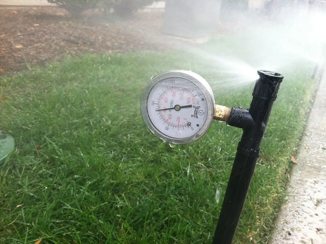 irrigation pressure